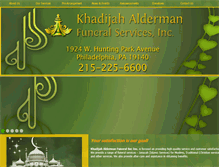 Tablet Screenshot of khadijahsfuneralsvc.com